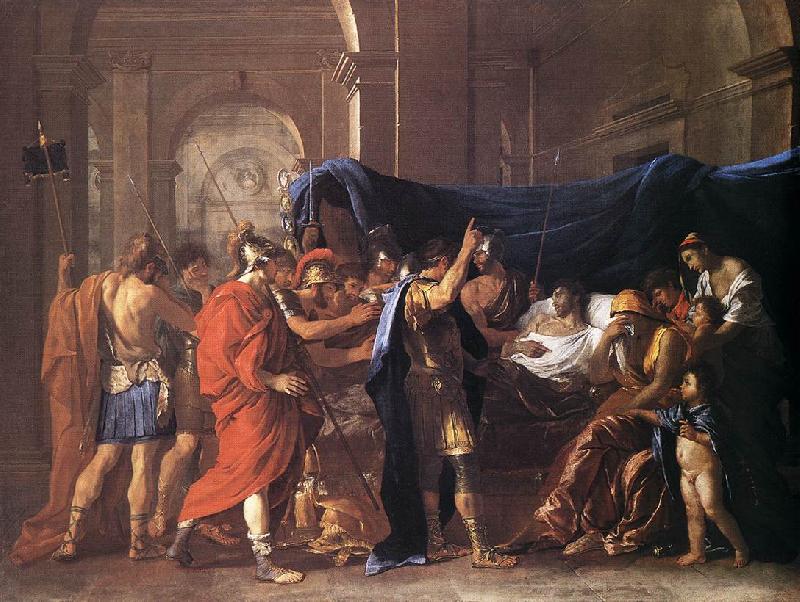  Death of Germanicus 1627 Oil on canvas